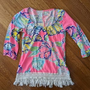 Lilly Pulitzer Off shoulder shirt